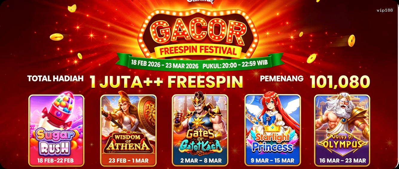Login vip188 Sekarang Bonus Melimpah